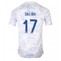 Frankrike William Saliba #17 Bortatröja VM 2022 Kortärmad